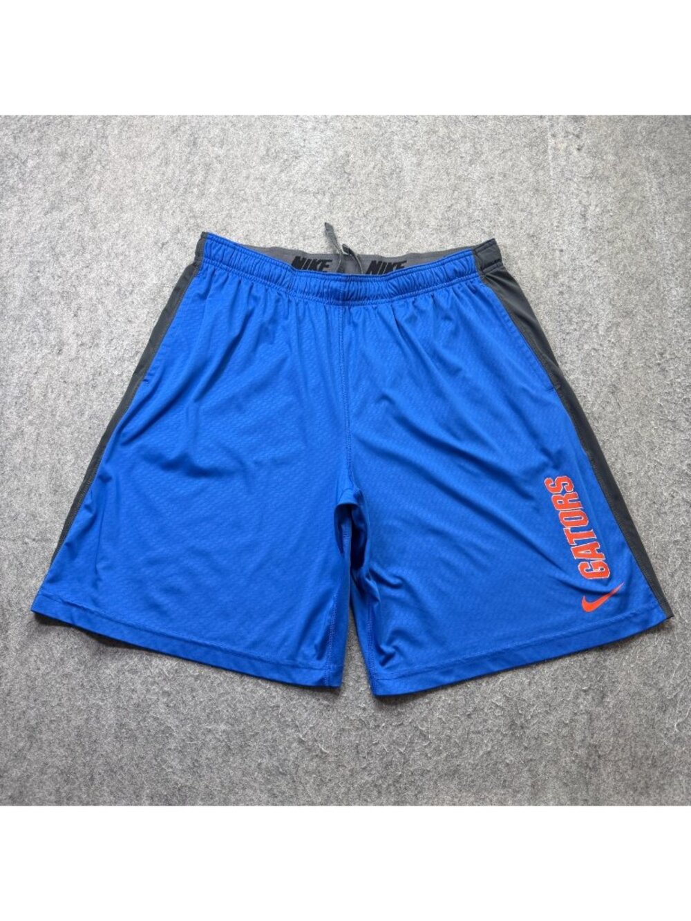 Florida Gators Nike Shorts Men XL Blue DRI-FIT Performance Training Athletic 10"